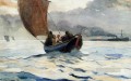 Returning Fishing Boats Winslow Homer watercolour